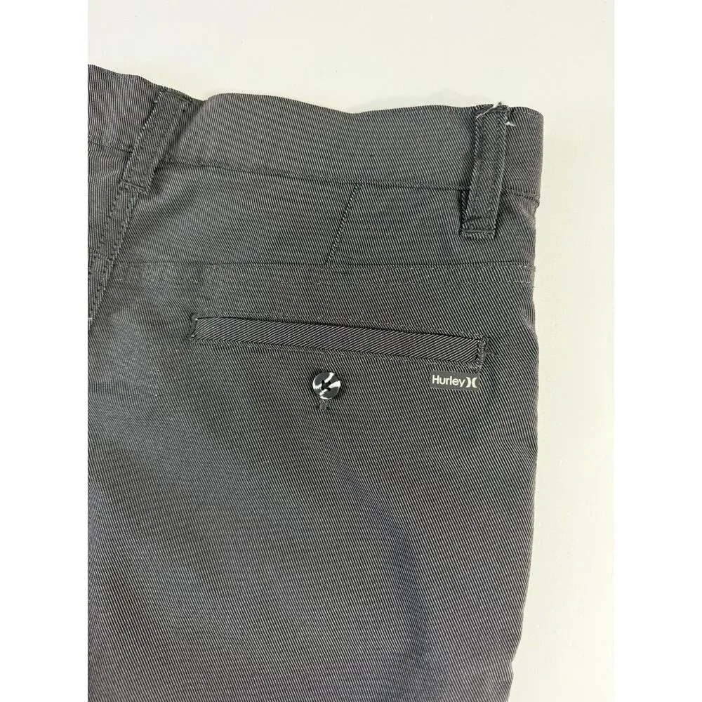 Hurley Boys Dark Gray Shorts Size 14
